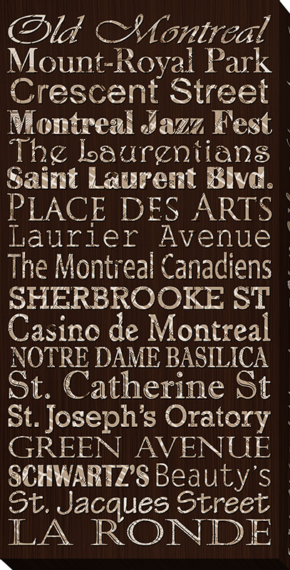 Famous Montreal (Brown)